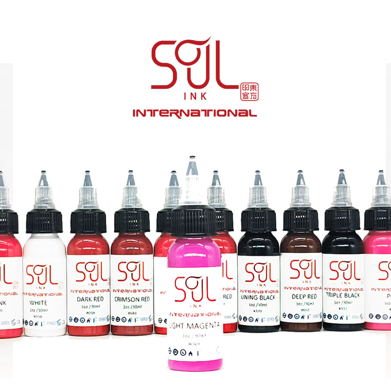 30ml(1oz)/15ml(0.5oz) Soul Ink With Reach Certificate For Tattoo