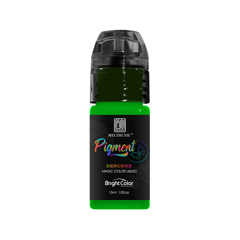 Tattoo Ink Set of Seven Color Magic Color Liquid Custom Made Available By Brightcolor Factory