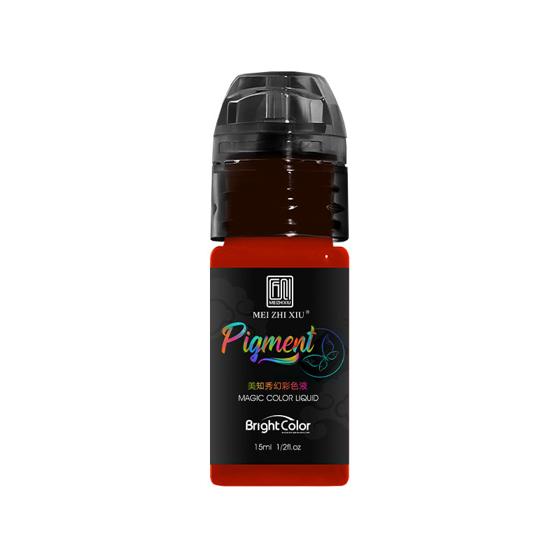 Tattoo Ink Set of Seven Color Magic Color Liquid Custom Made Available By Brightcolor Factory
